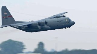 NICE 7x C130 DEPARTURE Market Garden 2014 Eindhoven [upl. by Callida600]