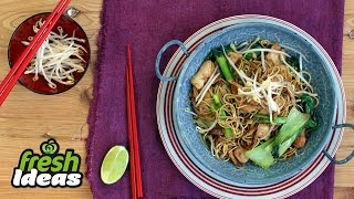 Quick Chicken Chow Mein Recipe with Soft Noodles [upl. by Dinan36]