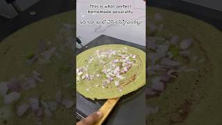 Homemade Pesarattu Batter Recipe  Moong dal Dosa batter shortsvideo pesarattu [upl. by Kira]