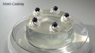 😱 Transparent Cake RecipeOnly 4 Ingredients [upl. by Gnus]