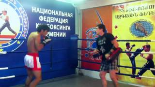 Suro Hajoyan  Training K1 with Melsik Baghdasaryan [upl. by Anselma837]