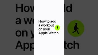 How to add a workout on your Apple Watch  Apple Support [upl. by Klinger]