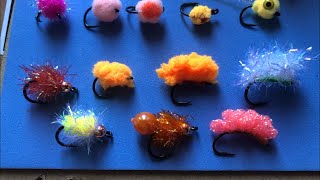 Egg Flies for Fall Run for Steelhead and Salmon 11 Fly Patterns [upl. by Eittap]