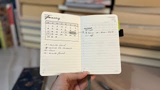 Setting up My Everyday Carry for 2024  Pocket Moleskine Daily Planner [upl. by Gensler]