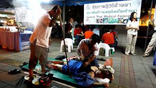 Amazing Thai Massage in North Thailand [upl. by Hepsoj]