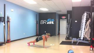 FMS Corrections Trunk Stability PushUp  Hi Plank Shoulder Taps [upl. by Rimidalv683]