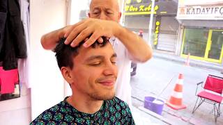 ASMR Very Hard Massage by Pink Barber with Neck Cracking Part 2 [upl. by Notyad]