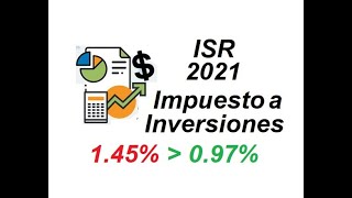 Impuesto ISR a Inversiones Bancarias y ejemplo de como calcular el ISR en inversiones impuesto 2021 [upl. by Refynnej]