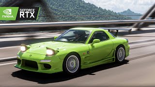 FORZA HORIZON 5 MAZDA RX7 MAX SETTINGS GAMEPLAY [upl. by Jareb]