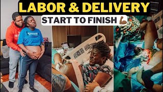 Labor amp Delivery Natural Birth VLOG  Rushed To Emergency Room  MUST WATCH 👶🏾 [upl. by Noicpecnoc]