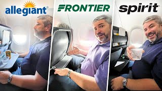 Americas WORST Airlines Allegiant vs Frontier vs Spirit [upl. by Zetta]