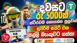 දවසට රු5000 බැංකුවට ගත්තා  How To Earn Money Sinhala  Online Business 2024  E Money Sinhala 2024 [upl. by Okimuk168]