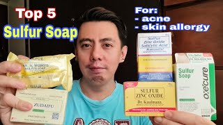 2021 TOP 5 BEST amp MOST EFFECTIVE SULFUR SOAP DR KAUFMANN DR WONGS OXECURE KATIALIS ZUDAIFU [upl. by Hindorff679]