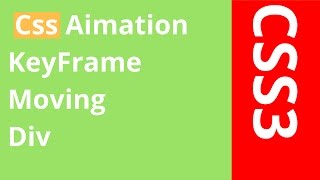 CSS  How To Make A Moving Div Animation In CSS3 [upl. by Ahsla]