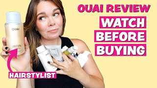 OUAI Hair Products  Review by a Pro Hairdresser [upl. by Orva]