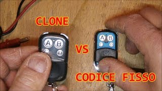 ⚡come programmare un radiocomando universale clone a 433 Mhz  tutorial [upl. by Heddy548]