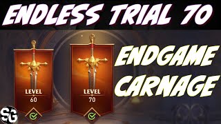 Endless Trial 70  endgame build amp speed runs  Awaken Chaos Era Endless trial guide [upl. by Corsiglia]