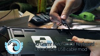 The easiest Drevo Gramr detachable cable mod ever [upl. by Staford834]