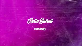 Nessa Barrett  sincerely official lyric video [upl. by Kenta]