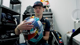 Max Verstappen reveals his special Miami GP 2023 helmet [upl. by Proffitt336]