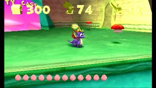 Spyro the Dragon 120 Complete WORLD 29 LOFTY CASTLE PlayStation One 1345 GamePlay [upl. by Marcy]