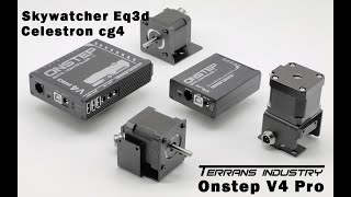 Skywatcher EQ3DCelestron cg4 Onstep kit installation videoTerransindustry [upl. by Chappell]