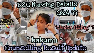 HNBUMU Nursing Counselling 2024  BSC Nursing Choice filling hnbumu nursingcollege bscnursing [upl. by Nahsad]