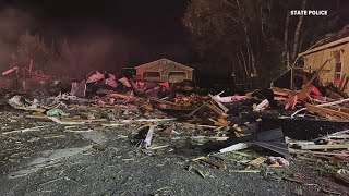 Two homes destroyed in Aroostook County explosion homeowner injured [upl. by Nahtnahoj]