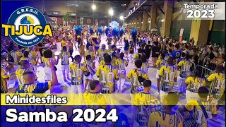 Unidos da Tijuca 2024 ao vivo  Minidesfile na Cidade do Samba MD24 [upl. by Ianahs]