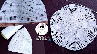 Easy Crochet Cap for Beginners 🤍🧵 🤍 Topi Banane Ka Asan Tarika  Dhaga Ki Topi Kaise Banate hai [upl. by Karissa440]