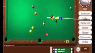 Jeu de la 8 billard en ligne sur Skill7  par Skillmania [upl. by Nikolos210]