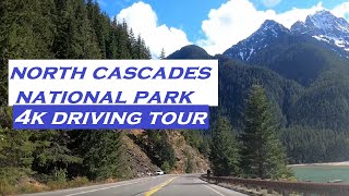 North Cascades National Park  4k Driving Tour to Diablo Lake  Washington State [upl. by Most]