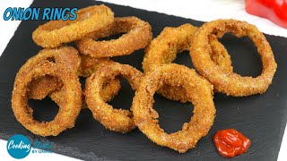 ফাস্টফুড স্টাইলে ক্রিস্পি অনিয়ন রিংস  How To Make Onion Rings  Home made Onion Rings  Onion Rings [upl. by Wixted]