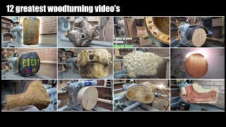 The 12 Best Woodturning Projects  From my first 6 million [upl. by Ainitsirc]