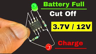 37V To 12V All Battery Automatic Battery Charger Circuit  Battery Charger [upl. by Yvon476]