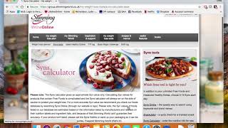 How to access the Slimming World Syns Calculator [upl. by Dahsar569]