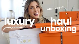 NEW LUXURY HAUL UNBOXING What I Got at HERMES NEW DIOR BALL OF DREAMS COLLECTION  DIOR PROMO CODE [upl. by Roshan]