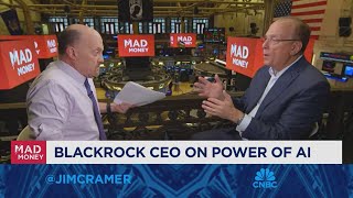 Blackrock CEO Larry Fink on the power of AI [upl. by Race]