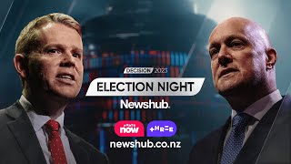 NZ election night 2023  results and coverage  Newshub [upl. by Aihsik]