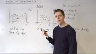 Integralregning  Sammenhængen mellem areal og stamfunktioner [upl. by Notkcorb]