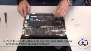 Akku Tausch beim Ultrabook Lenovo Yoga 13 [upl. by Aynatal]