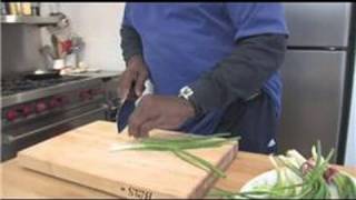 Cooking Lessons  How to Cut Scallions [upl. by Ringsmuth]