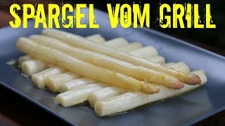 Weisser Spargel vom Grill mit Butter und Zitrone [upl. by Rosalinda226]