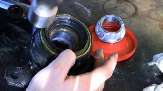 How to install front wheel bearings JZS160JZS161 GS300 Aristo [upl. by Will]