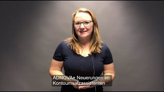 ADNOVA  Neuerungen im Kontoumsatzassistenten von LANDDATA [upl. by Etnaihc]