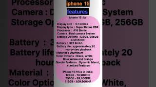 IPHONE 15 ka basic knowledge smartphone applewatch tech amazon news evolution [upl. by Dis]