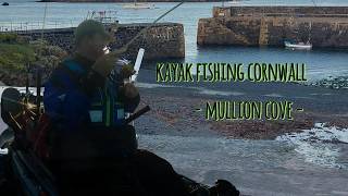 Kayak Fishing at Mullion Cove in Cornwall [upl. by Orapma654]