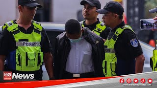 MGNews  Suspek Kes Buli Pelajar UPNM Dikawal Ketat Ketika Hadir Di Mahkamah Kuala Lumpur [upl. by Lahcar]