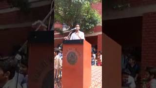 General Secretary Debate Kirori Mal College University of Delhi Part1 Harshvardhan [upl. by Eleonora824]