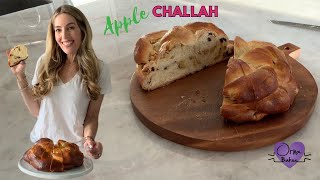 4Strand Apple amp Honey Challah  StepbyStep Braiding Tutorial for Rosh Hashanah [upl. by Ahsot493]